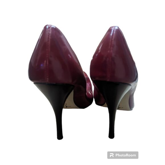 Joey O Red Patent Pumps Size 8.5 - Picture 3 of 4